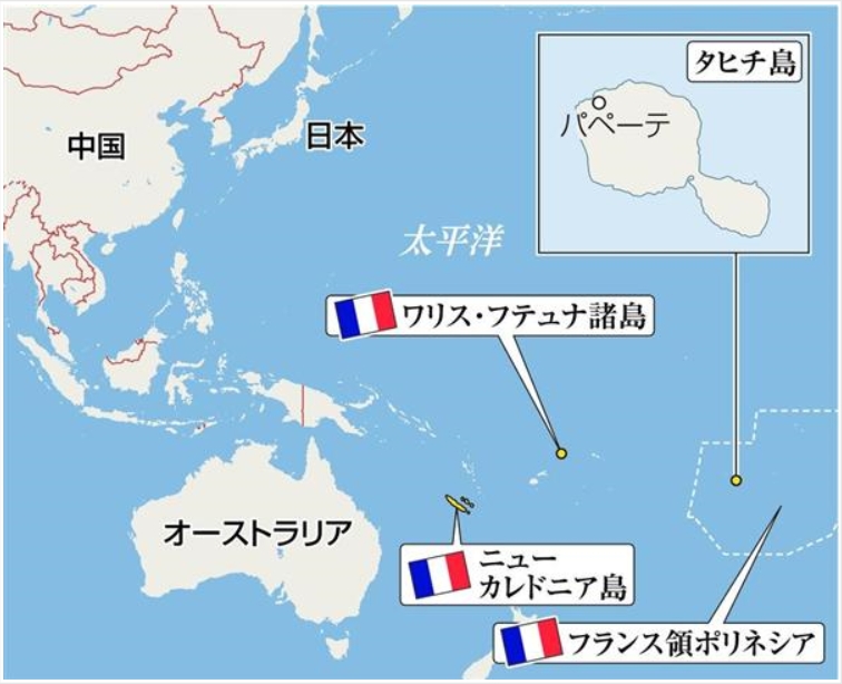 フランスの南太平洋における利権